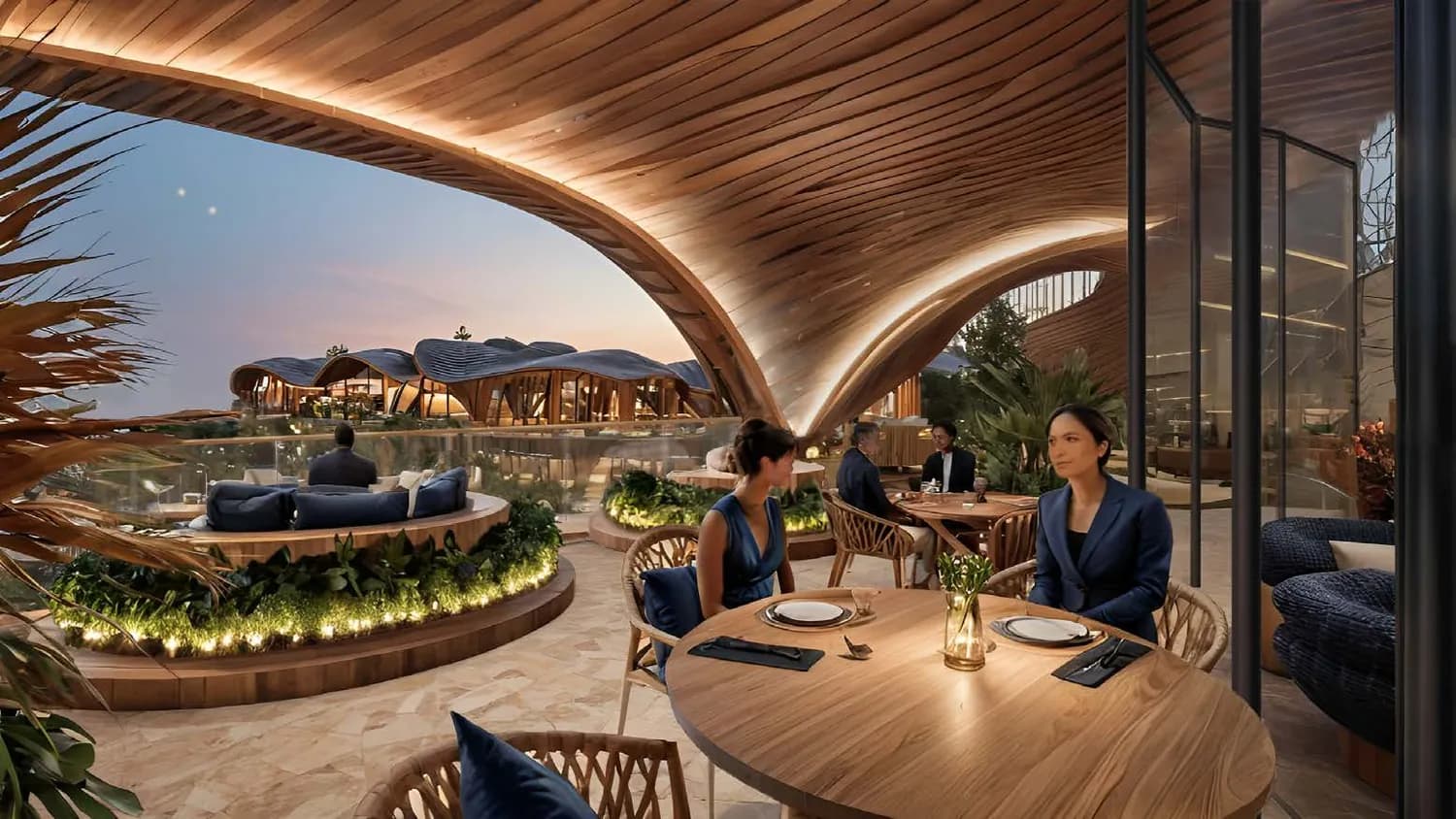 The Wylder, Berawa, dining terrace