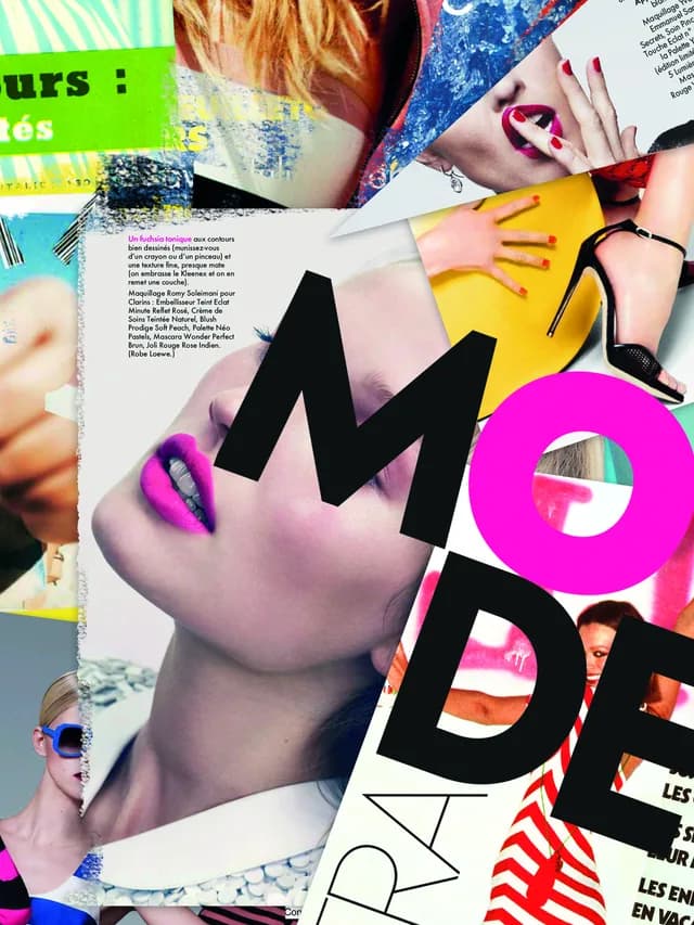 ELLE cover artwork — fashion