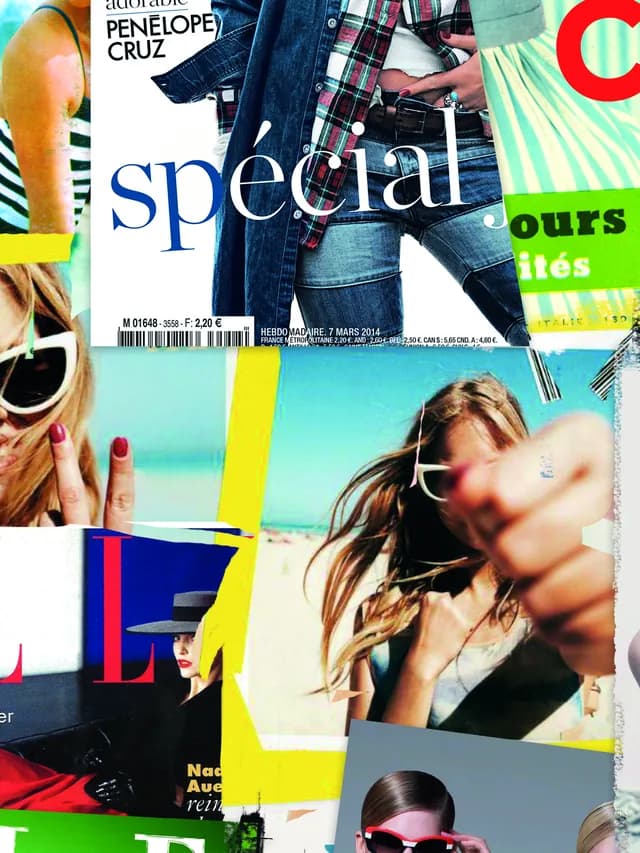 ELLE cover artwork — travel