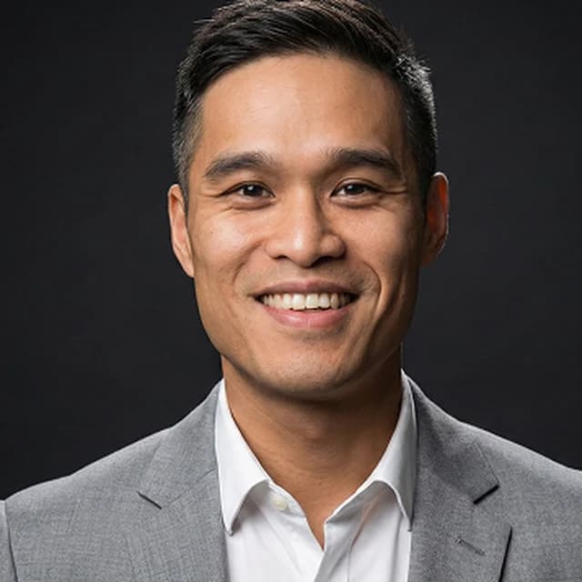 Studio portrait of Danny Wong