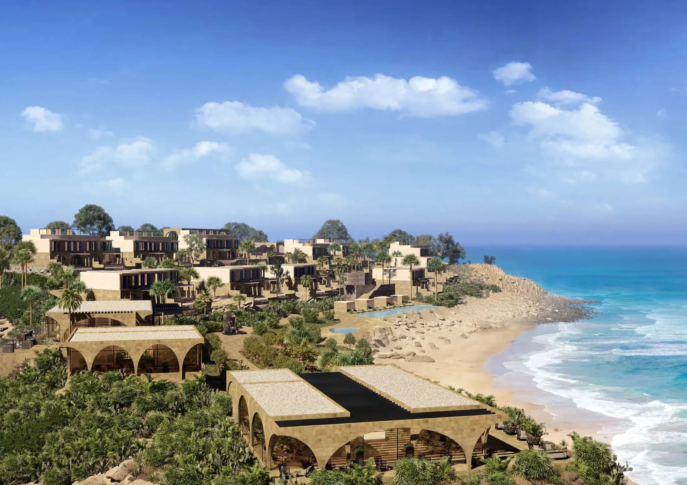 Resort Morocco, coastline masterplan