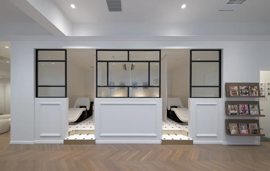 An ELLE Salon interior — ELLE brand photography, not the Shanghai branch