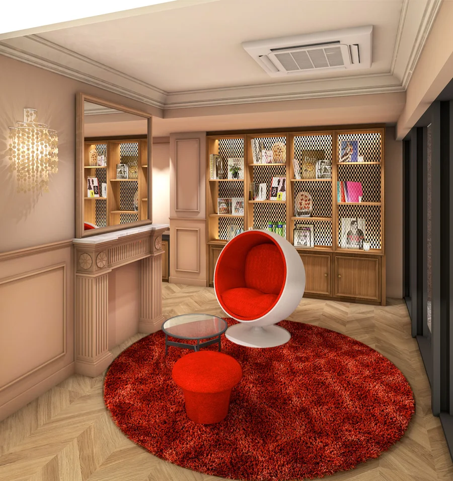 ELLE cafe TAKANAWA — the entrance