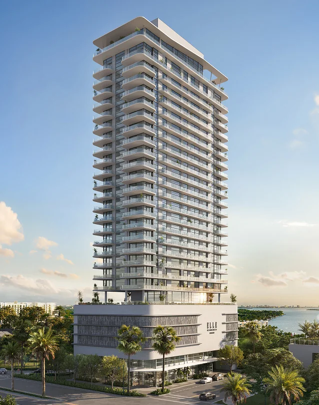 ELLE Residences Miami — the tower on NE 5th Avenue